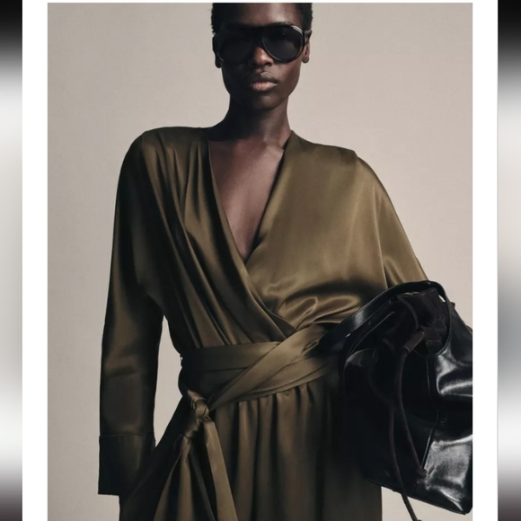 Zara ZW Collection Satin Effect Bloomer Jumpsuit - Picture 3 of 7